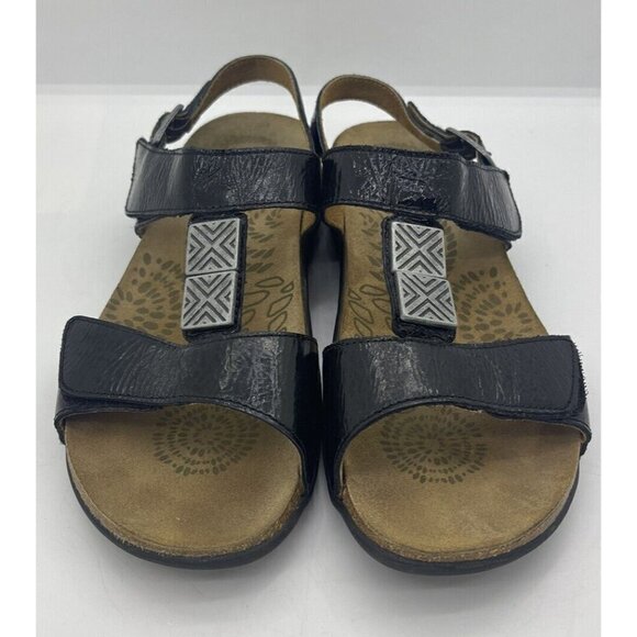 Dr. Andrew Weil SPAIN Orthaheel Comfort Sandal Sonora Orthoheel Black Sz 37 6US - Picture 2 of 9